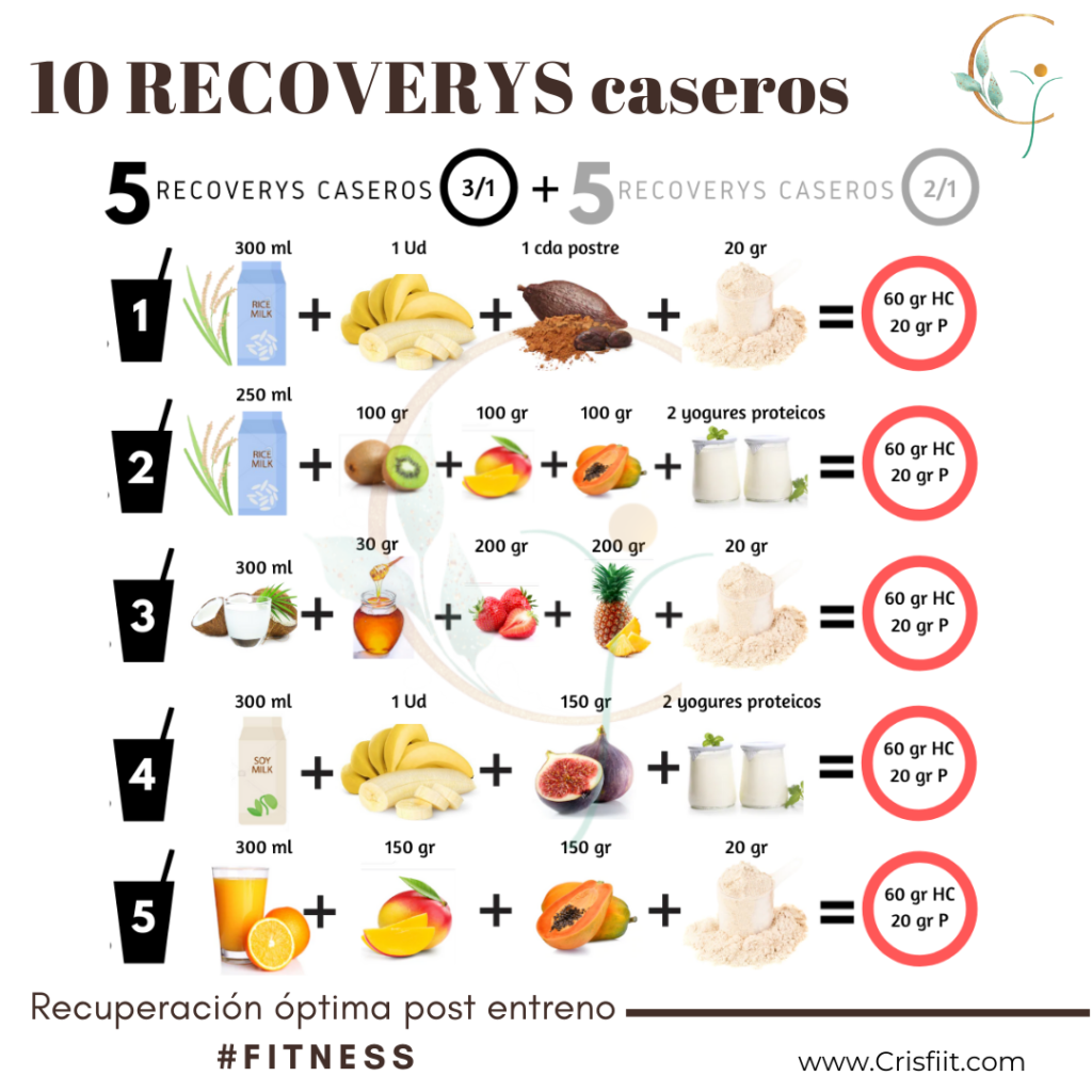 Receta de 10 recoverys caseros