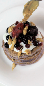 Receta Pancakes frutos rojos