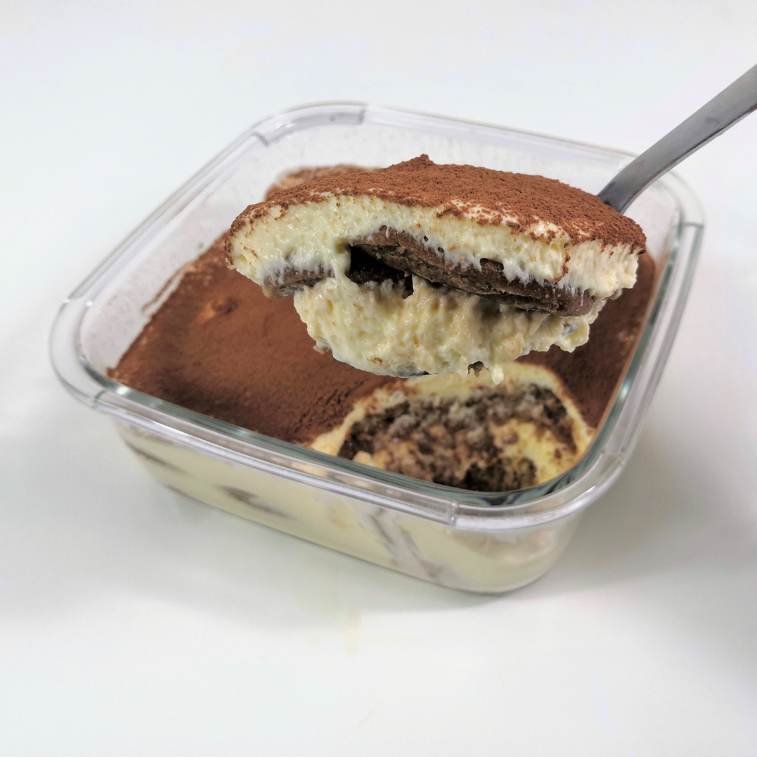 Tiramisú saludable