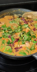 Curry de judías rojas