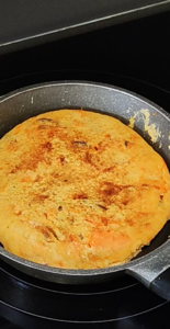 Tortilla vegana de boniato