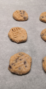 Cookies de coco con nibs de cacao